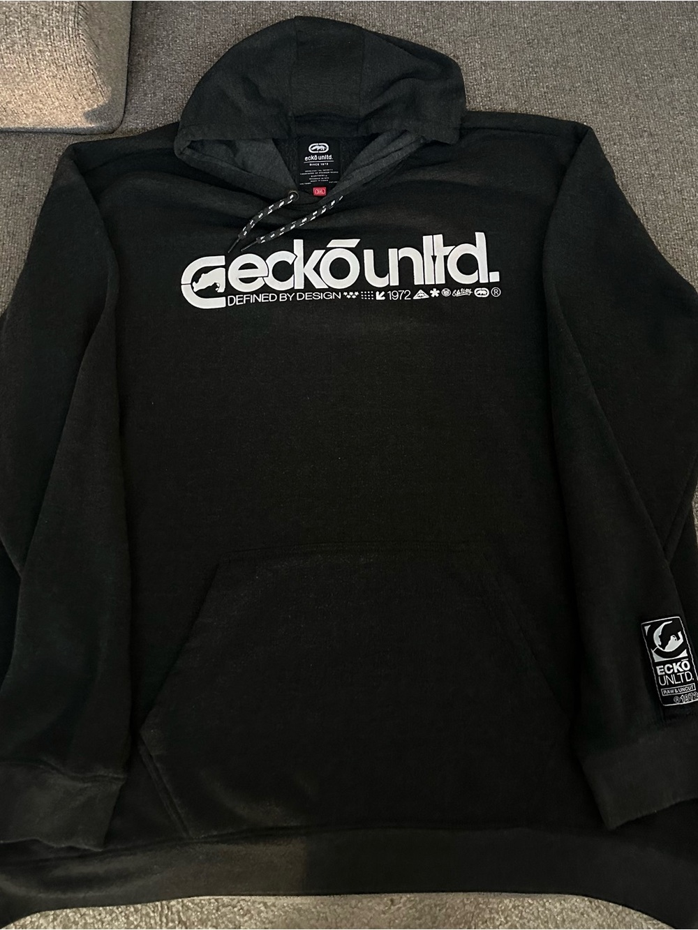 Men’s Charcoal Gray Ecko Unlimited Hoodie